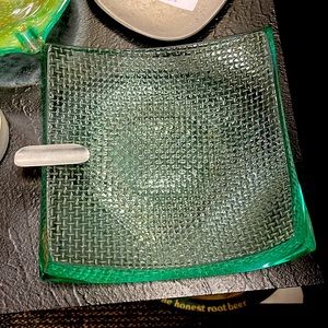 Vintage Cigar Ashtray by Stephen Schlanser, signed Studio Art Glass 1997